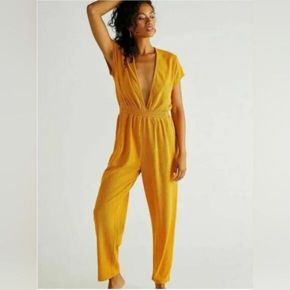 FREE PEOPLE FP Beach Rita One Piece Jumpsuit - Size Small - Picture 1 of 10